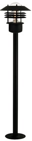 Nordlux Čierny záhradný stĺpik Vejers pre žiarovku E27 92cm 25118003