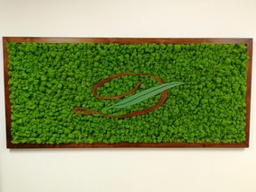 Machový obraz s logom 90cm x 180cm