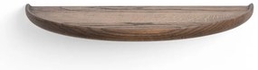 Hnedá polica z dubového dreva 40 cm Mu – Gazzda