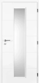 Doornite Quatro Interiérové dvere Linea, 60 P, 646 × 1983 mm, lakované, pravé, biele
