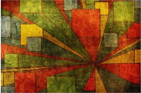 Obraz geometrické abstrakcie (90x60 cm)