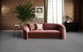 Lano, Koberec metráž Sparkle 423, na mieru, šíře 4m,5m, šedá, ab (mriežka), chodba / predsieň