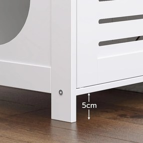Mačacia toaleta Sparky 60 cm biela