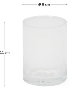 Sklenený téglik na zubné kefky Arlem – Kave Home