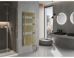 Mexen Hades, elektrické vykurovacie teleso 1500 x 600 mm, 600 W, zlatá lesklá, W104-1500-600-2600-50