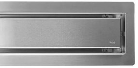 Rea Neox Pro, odtokový sprchový žľab 60 cm, brúsená oceľ, REA-G5807