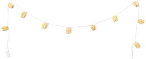 Papierová svetelná reťaz s LED