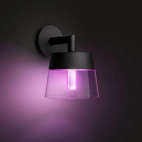 PHILIPS HUE Vonkajšie nástenné LED inteligentné osvetlenie HUE ATTRACT s funkciou RGB, 8W, teplá biela-studená b