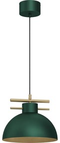 Luster na lanku ESTATE 1xE27/15W/230V zelená