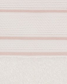 Uterák Gunnar 50x90cm krémovo biela ružová