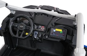 Ramiz Elektrická bugina Maverick Turbo RR pre deti modro-sivá + kolesá