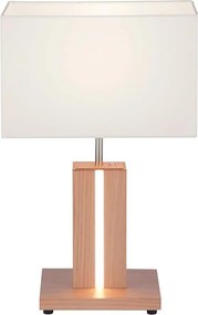 Leuchten Direkt 11421-78 - LED stolová lampa AMANDA 1xE27/40W/230V + LED/5W