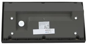 LED Vonkajšie nástenné svietidlo LED/20W/230V 4000K IP65 čierna