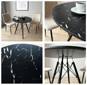 Jedálenský stôl PARIS čierny