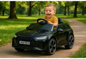 Elektrické autíčko Audi RS 6 čierne
