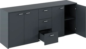 Skrinka HUGOS 180, grafit