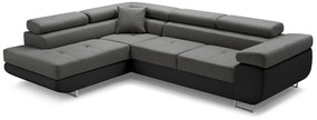 Rohová rozkladacia sedačka ALFA, 273x70/85x203, sioux 1115/lux 6, ľavý roh