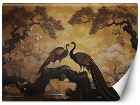 Gario Fototapeta Pávy na strome Materiál: Vliesová, Rozmery: 200 x 140 cm
