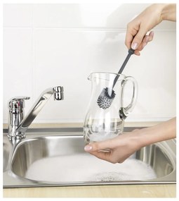 Silikónová kefa na umývanie Wenko Brush, dĺžka 25 cm