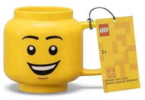 Žltý keramický detský hrnček 530 ml Head - LEGO®