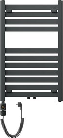 Mexen Uran, elektrické vykurovacie teleso 800x500 mm + vykurovacia tyč 600 W, antracitová, W105-0800-500-2600-66