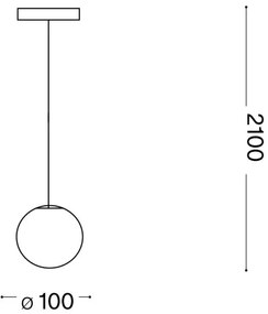 Ideal Lux - LED Luster na lanku MAPA 1xG9/3W/230V pr. 10 cm biela