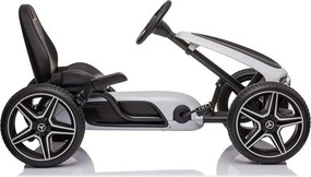 LEAN CARS Gokart Mercedes XMX610 biely