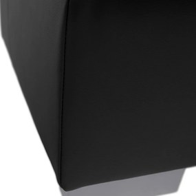 Taburetka T4 - sivá (Berlin 01) / čierna (Soft 11)