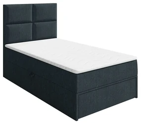 Kontinentálna posteľ Hudson Lux 1, Strana: ľavá, Rozmer postele: 90x200 cm, Farby: Muna 10