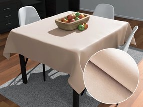 Biante Teflónový štvorcový obrus TF-096 Púdrovo béžový bez vzoru 70x70 cm