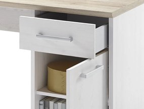 Písací stôl Romance, smrekovec/dub