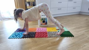 OrtoNature Masážne ortopedické podložky súprava 12 ks - mix
