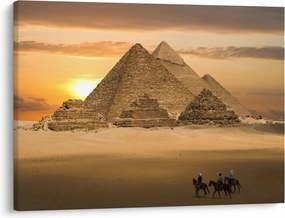 Obraz - Pyramídy (70x50 cm)