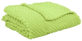 Limetkovozelený pléd Tiseco Home Studio Pine, 150 × 200 cm