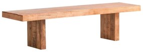 furniture-nabytek.cz - Masívna lavica Country z mangového dreva, lakovaná, hnedá – 170×45 cm