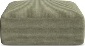 Zelená menčestrová podnožka Campi – Cosmopolitan Design