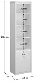 Regál ERODON (biela). Vlastná spoľahlivá doprava až k Vám domov. 1091556