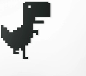 drevko Detská nálepka na stenu Dinosaurus Rozmer obrazu: 37,5 x 32,5 cm, Farba dekorácie: Čierna
