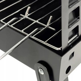 Skládací turistický gril BBQ1009 černý