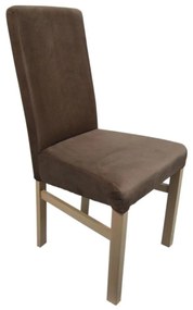Jedálenská stolička ALISON hnedá/buk