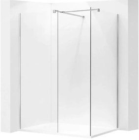 Variabilná sprchová zástena MAXMAX KIOTO 60x200 cm, 8 mm - číre sklo