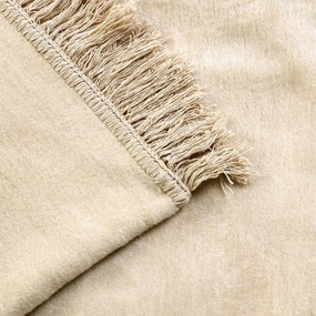 BAVLNENÁ DEKA COTTON CLOUD 150X200 CM BÉŽOVÁ