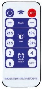 Ecolite DX-SOLAR-3000/5M - LED Solárny pásik 3,7V 2400 mAh 5m IP65