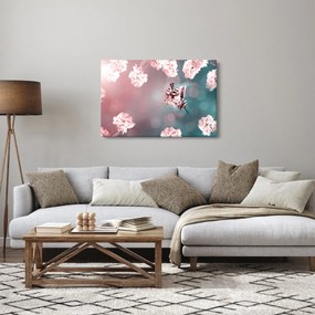 Obraz - Motýľ medzi kvetmi (90x60 cm)