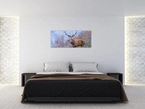 Obraz - Jeleň v krajine (120x50 cm)