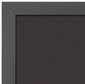 Combi Board blackboard / korok 60 × 90 cm, čierna