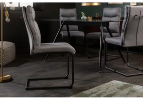Stolička 41171 Comfort Látka Šedá  - Komfort-nábytok