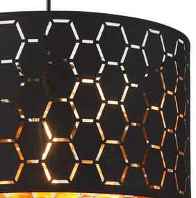 Luster na lane ULLE 1xE27/15W/230V čierny