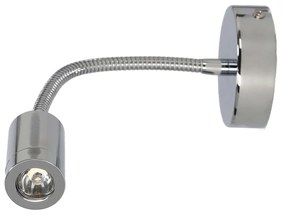 Candellux RAX Nástenné svietidlo 3W LED Chrome 21-37435