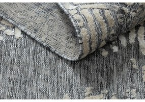 Kusový koberec Heksa sivý 80x250cm